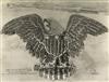 MOLE & THOMAS The Human American Eagle, 12,500 Officers, Nurses and Men, Camp Gordon, Atlanta, GA * Sincerely Yours, Woodrow Wilson,